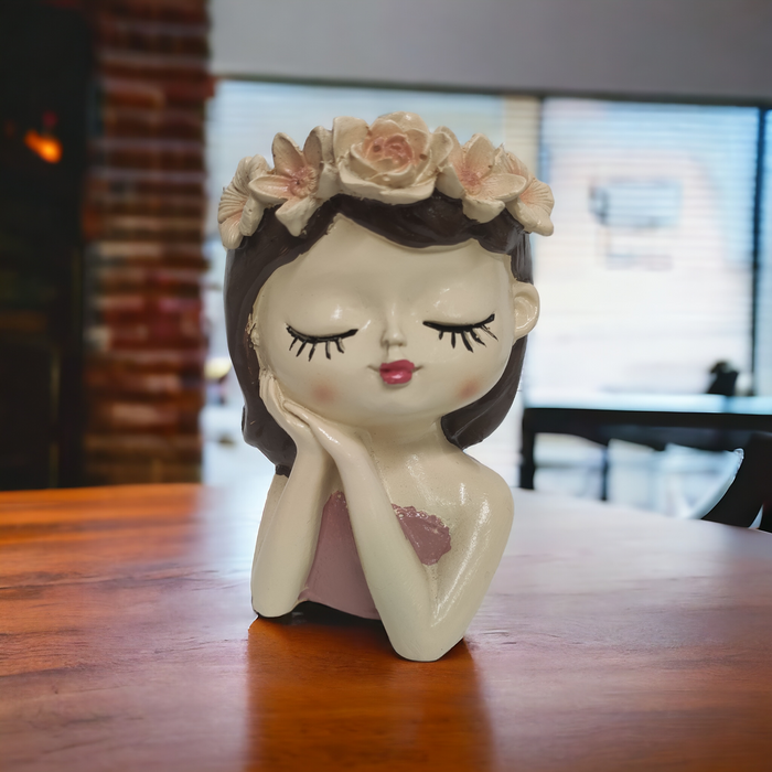 Beautiful Resin Princess Pot