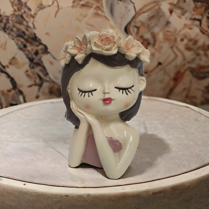 Beautiful Resin Princess Pot