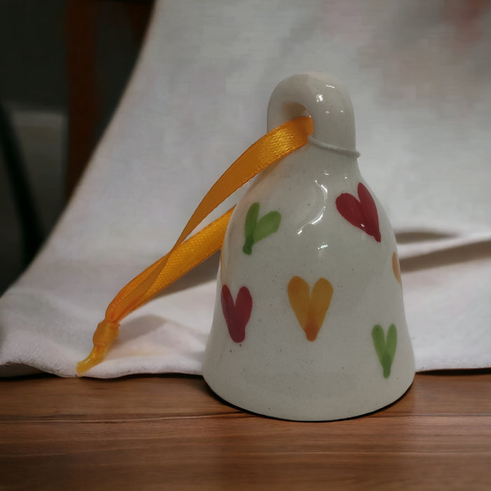 Hand Painted Mini Ceramic Ringing Bell