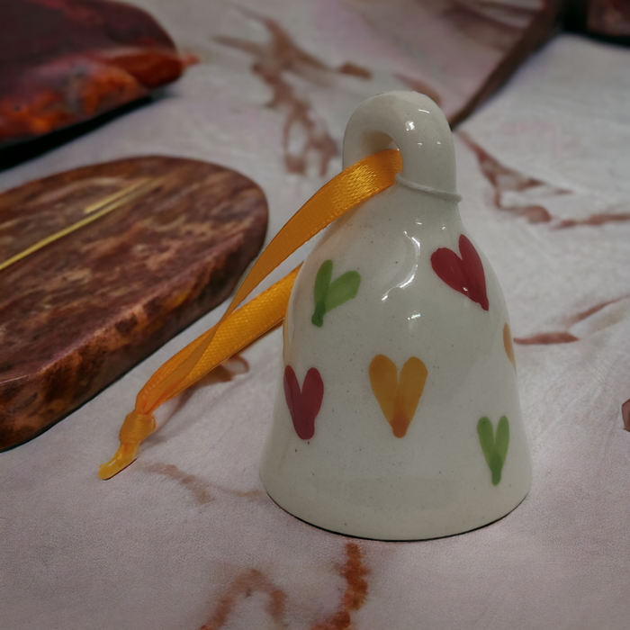 Hand Painted Mini Ceramic Ringing Bell