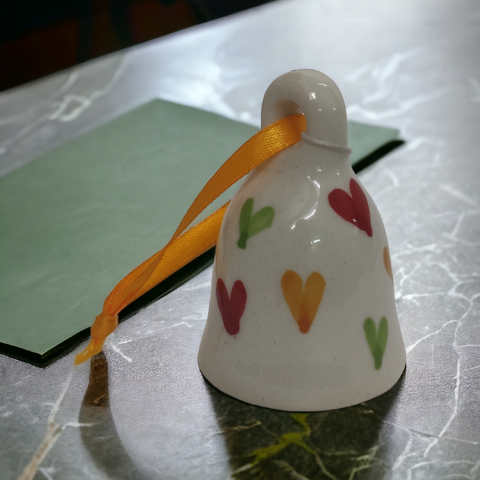 Hand Painted Mini Ceramic Ringing Bell