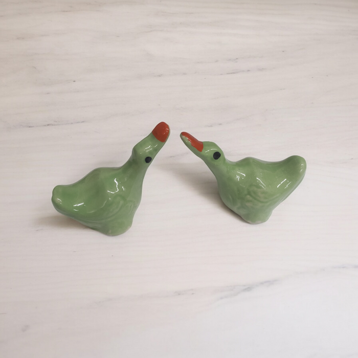 Duck Ceramic Miniature (pair)