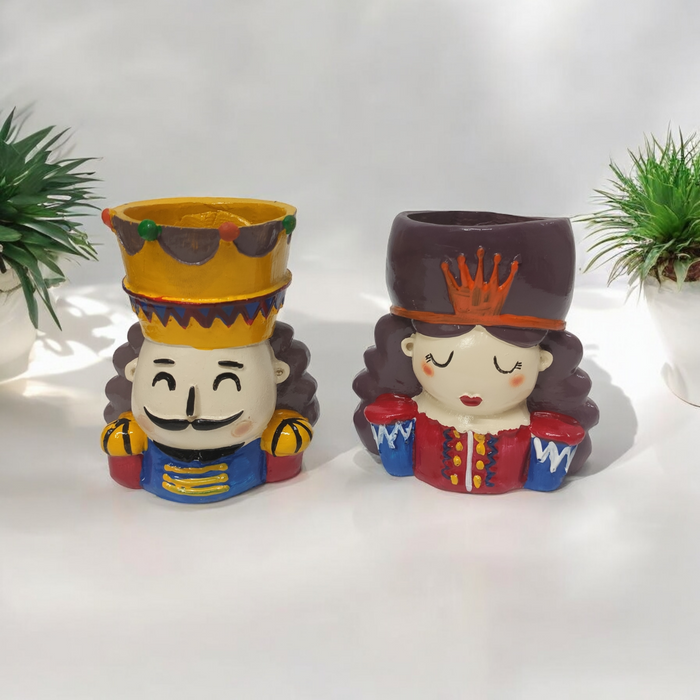 King Queen Coupe Resin Planter