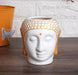 Orange White Buddha Ceramic Pot - Plant N Pots