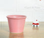 Pink Glass Rounded Top Ceramic Pot - Plant N Pots