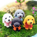 Miniature Puppies Resin Garden Toys Set of 4 - Plant N Pots