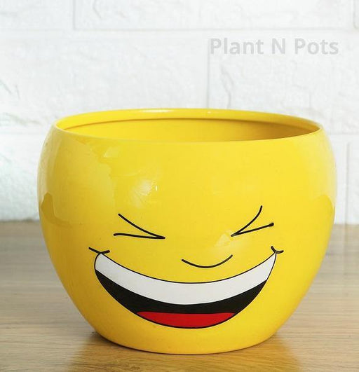 Smiley Shape Metal Pot Type 2 - Plant N Pots