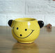 Yellow Smiling Teddy Ceramic Pot - Plant N Pots