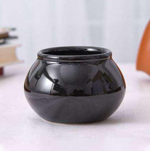Black Handi Ceramic Pot - Plant N Pots