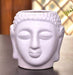 Buddha Ceramic Pot White Dotted - Plant N Pots