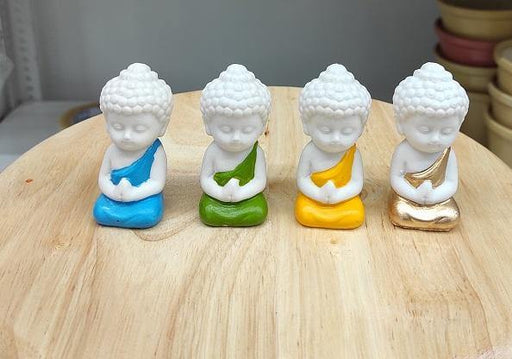 Buddha Resin Miniature Set of 4 - Plant N Pots