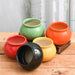 Handi Shape Round Ceramic Pot - Pack of 5 - Plant N Pots