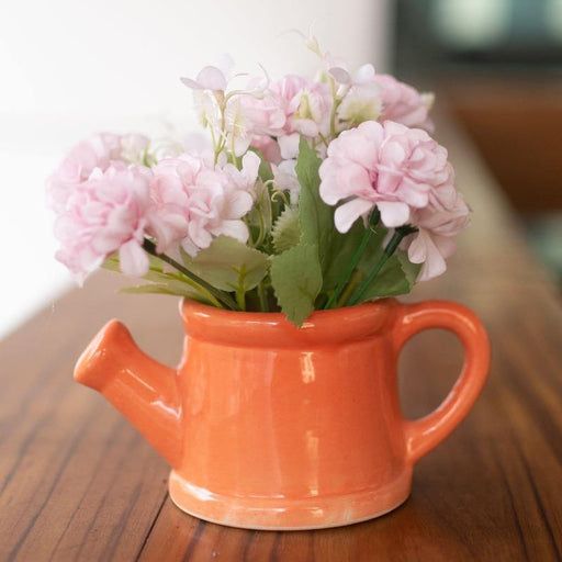 Water Cane Ceramic Pot Orange - Plant N Pots