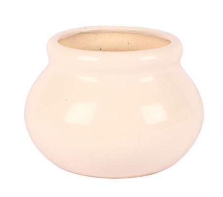 White Matka Ceramic Pot - Plant N Pots
