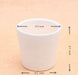 White Round 4" Ceramic Pot - Plant N Pots
